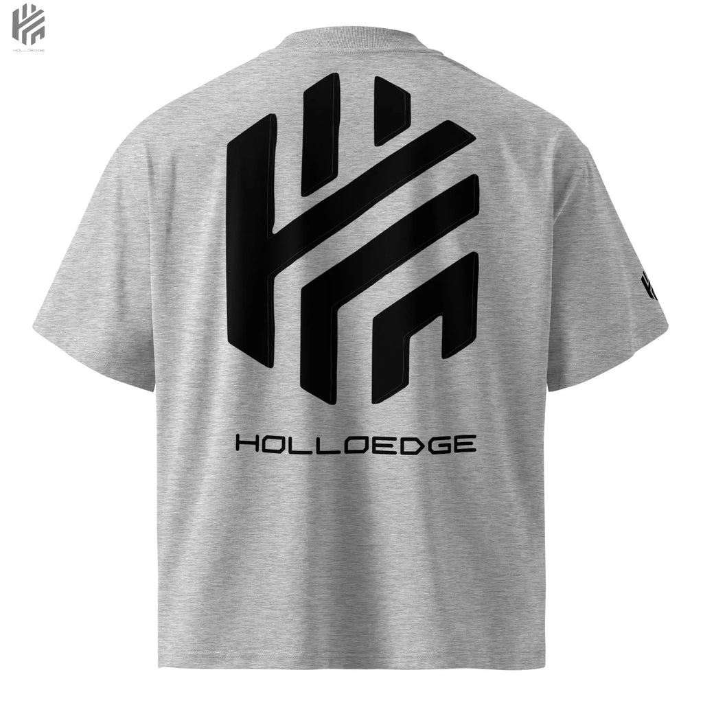 Bright Color Oversized Premium Iconic logo T-Shirts HolloEdge