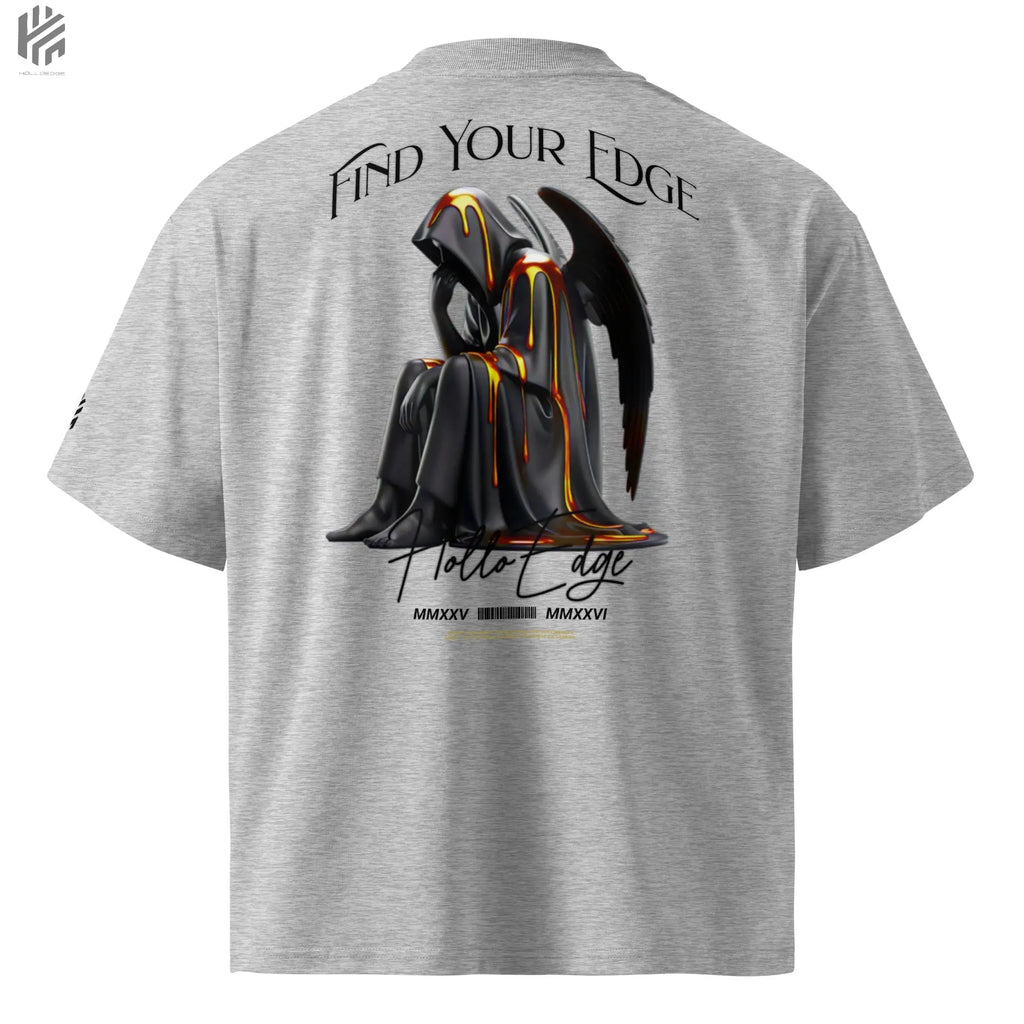 Bright Color Oversized Premium Find Your Edge collection T-Shirt-00BCTBA2 HolloEdge
