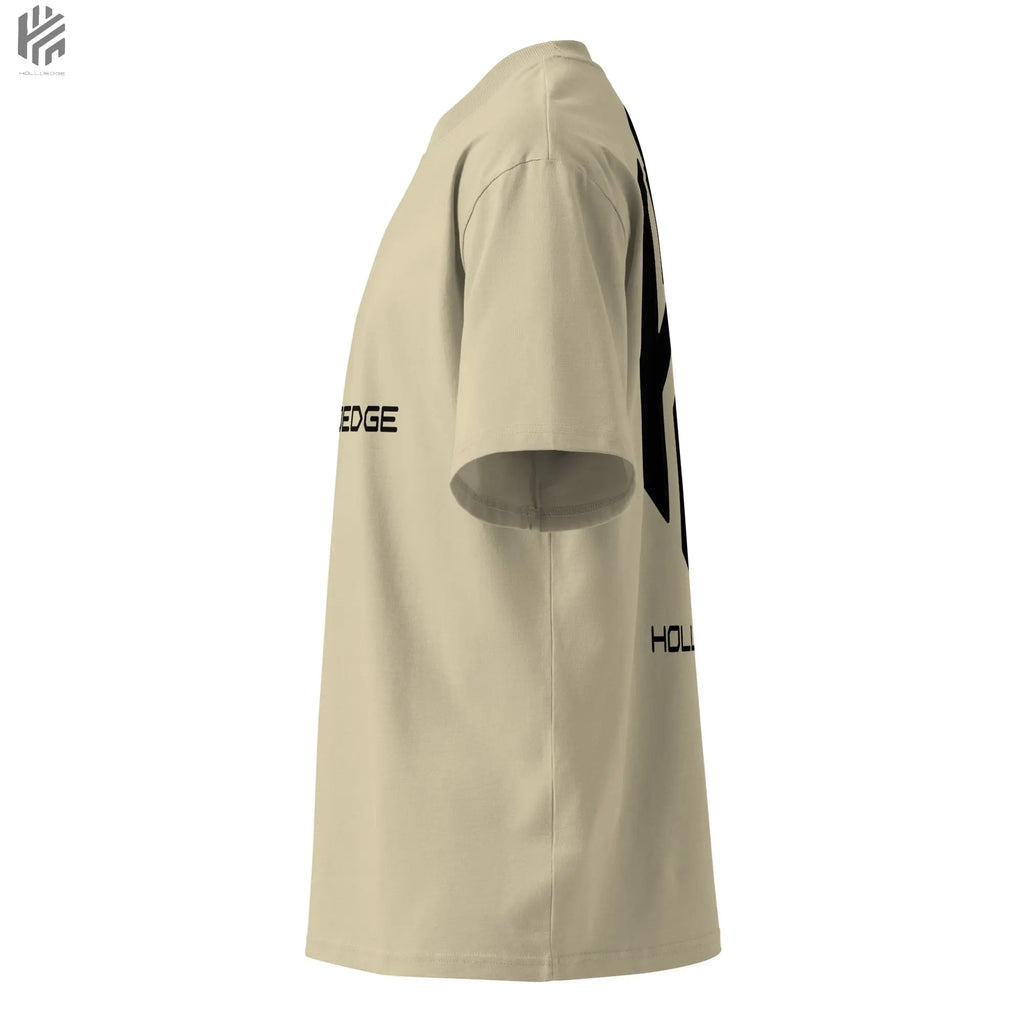 Bright Color Oversized Premium Iconic logo T-Shirts HolloEdge