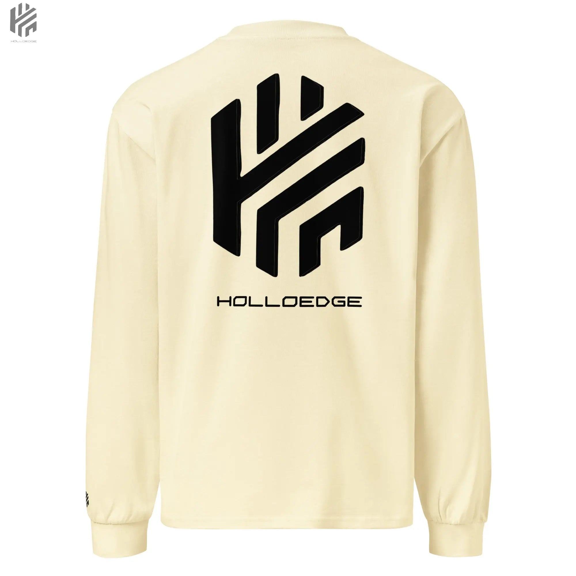 Bright Color Premium Heavyweight Iconic Logo-Long Sleeve Shirt HolloEdge