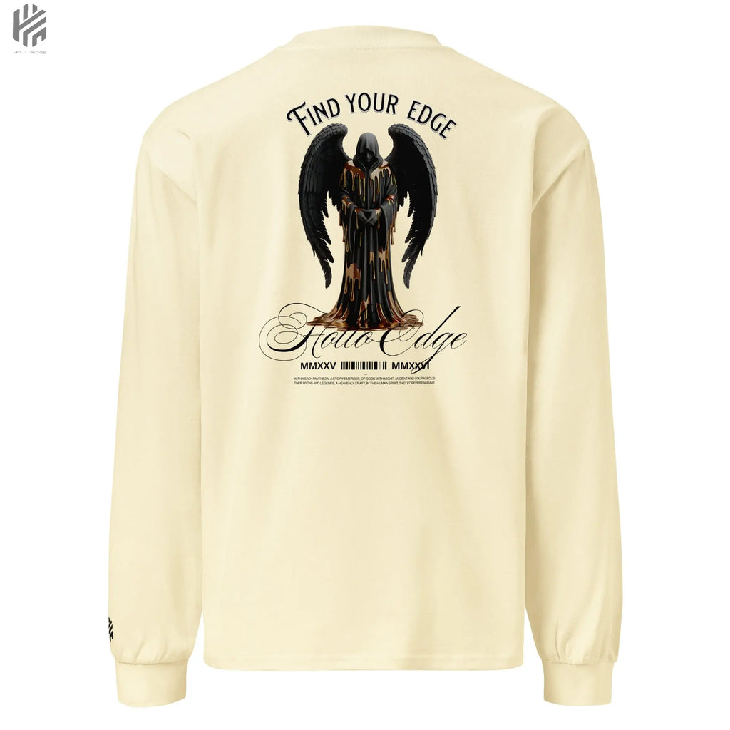 Bright Color Premium Heavyweight Find Your Edge collection Long Sleeve Shirt-BCHLSSBA1 HolloEdge