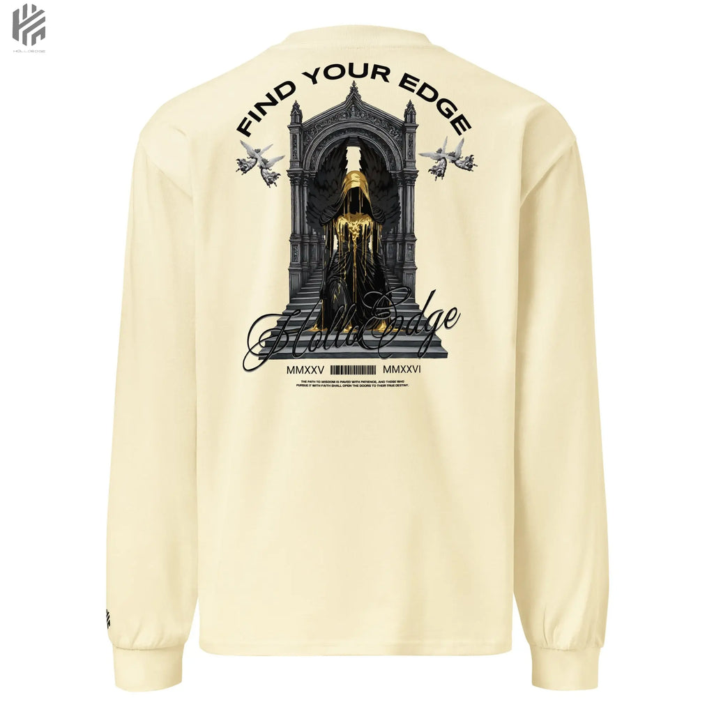 Bright Color Premium Heavyweight Find Your Edge collection Long Sleeve Shirt-BCHLSSBA4 HolloEdge