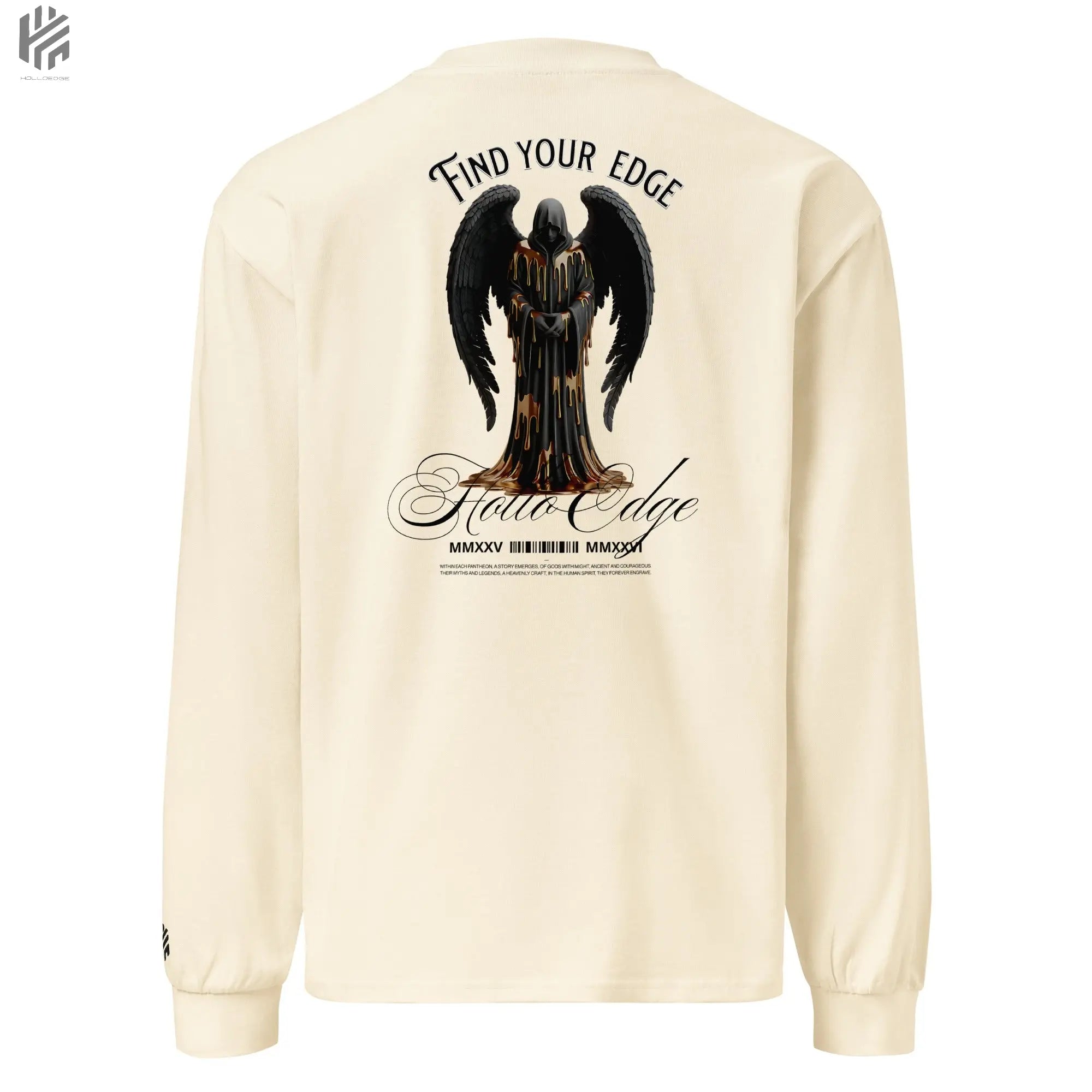 Bright Color Premium Heavyweight Find Your Edge collection Long Sleeve Shirt-BCHLSSBA1 HolloEdge