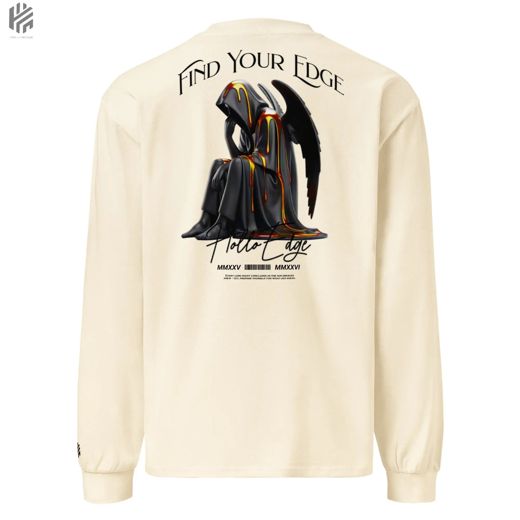 Bright Color Premium Heavyweight Find Your Edge collection Long Sleeve Shirt-BCHLSSBA2 HolloEdge