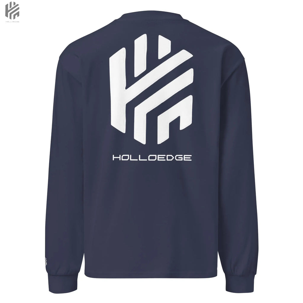 Intense Color Premium Heavyweight Iconic Logo-Long Sleeve Shirt HolloEdge