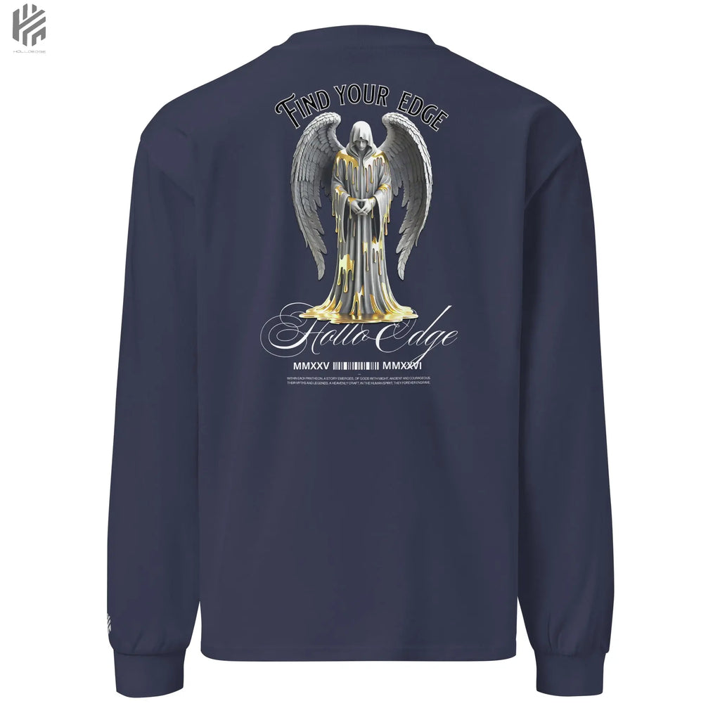 Intense Color Premium Heavyweight Find Your Edge Collection Long Sleeve Shirt-ICHLSSWA1 HolloEdge