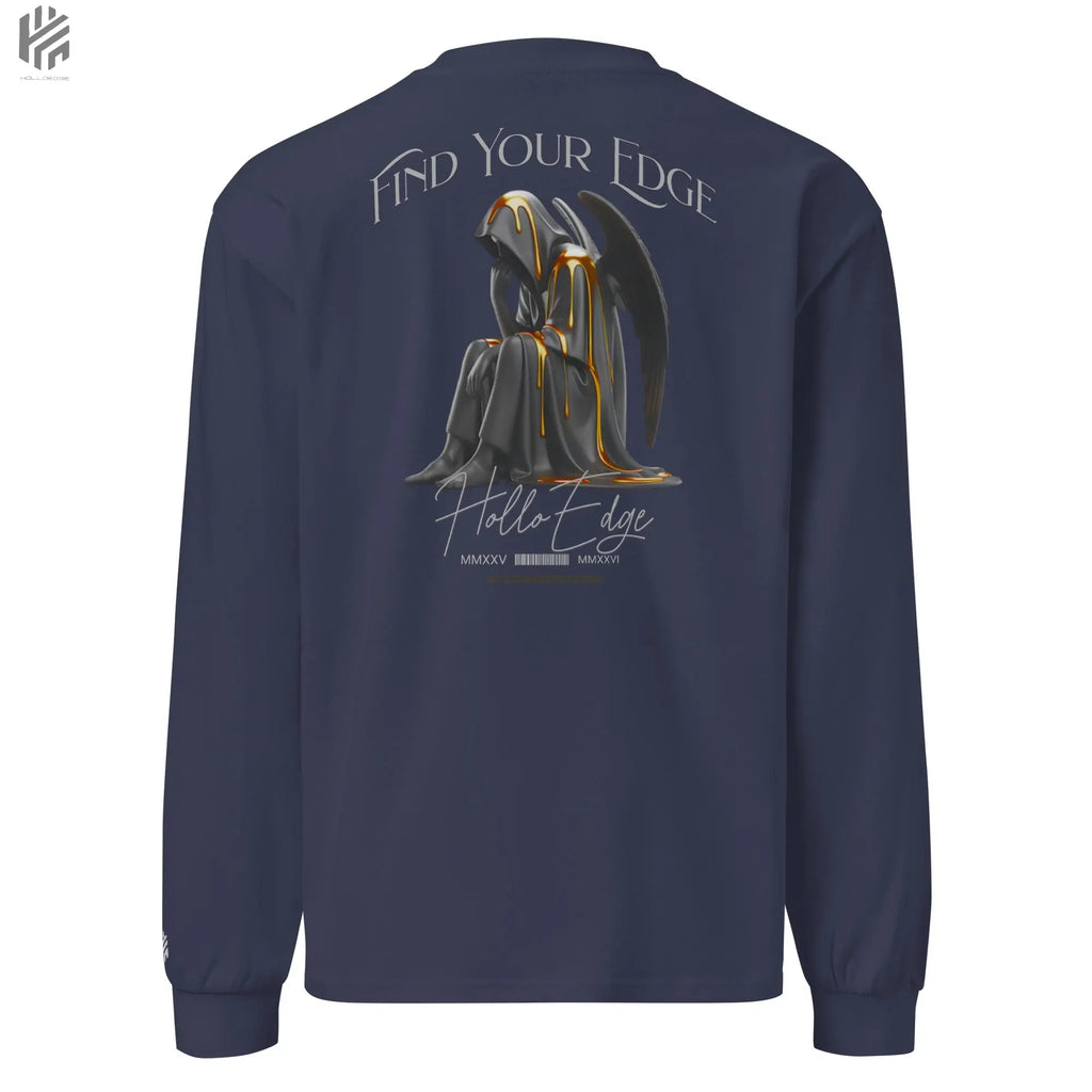 Intense Color Premium Heavyweight Find Your Edge collection Long Sleeve Shirt-ICHLSSWA2 HolloEdge