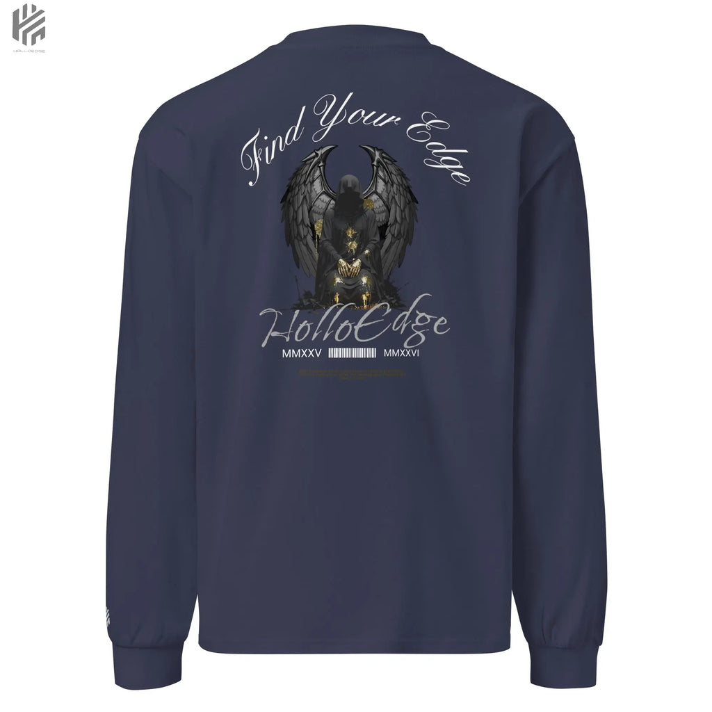 Intense Color Premium Heavyweight Find Your Edge collection Long Sleeve Shirt-ICHLSSWA3 HolloEdge