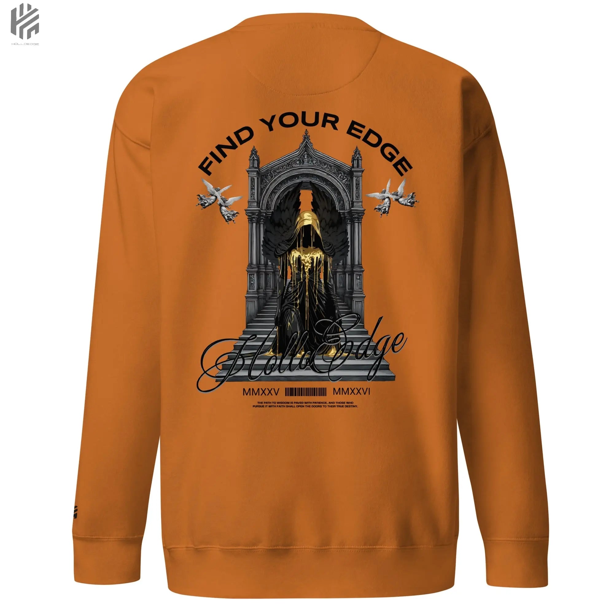 Bright Color Premium Find Your Edge collection Sweatshirts -00BCSBA4 HolloEdge