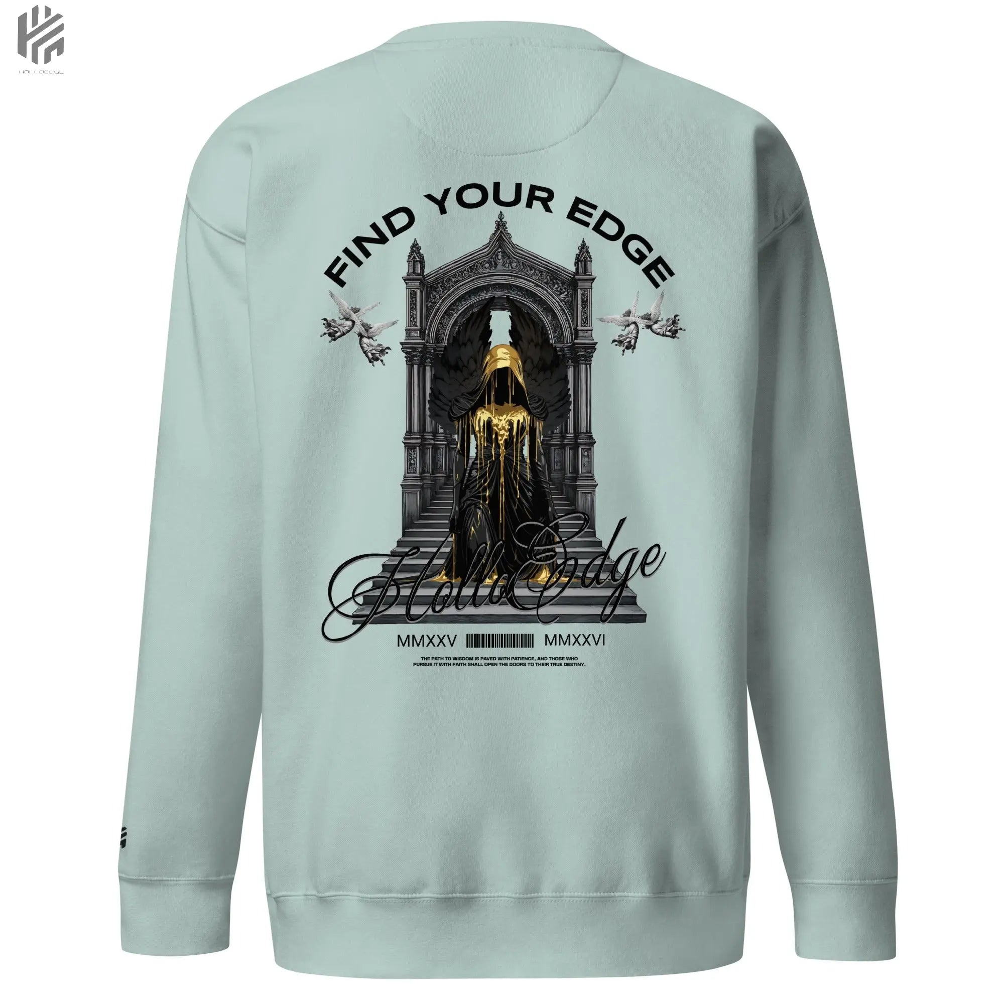 Bright Color Premium Find Your Edge collection Sweatshirts -00BCSBA4 HolloEdge