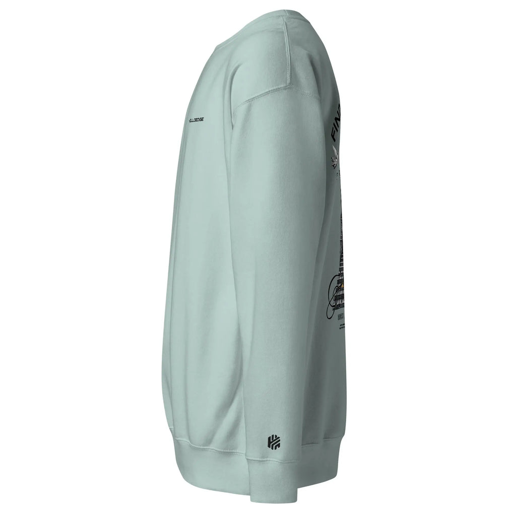 Bright Color Premium Find Your Edge collection Sweatshirts -00BCSBA4 HolloEdge