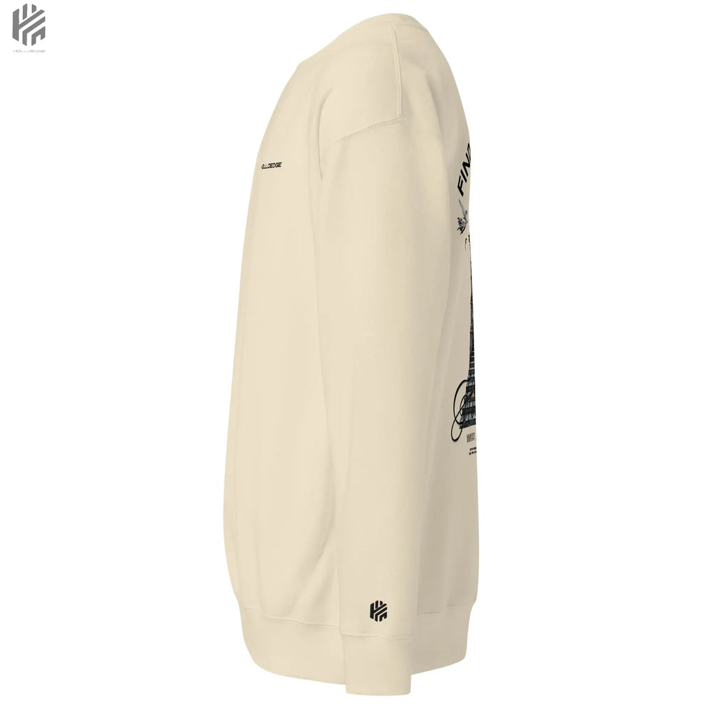 Bright Color Premium Find Your Edge collection Sweatshirts -00BCSBA4 HolloEdge