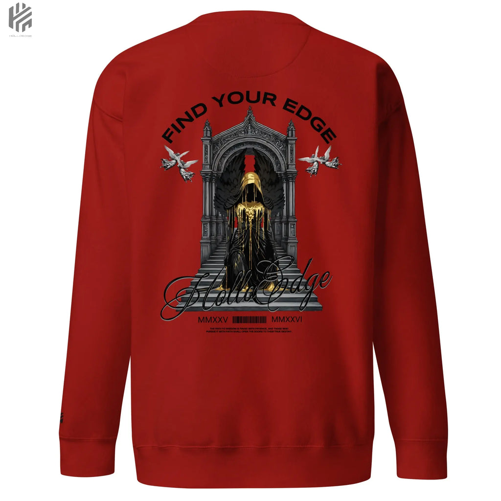 Bright Color Premium Find Your Edge collection Sweatshirts -00BCSBA4 HolloEdge