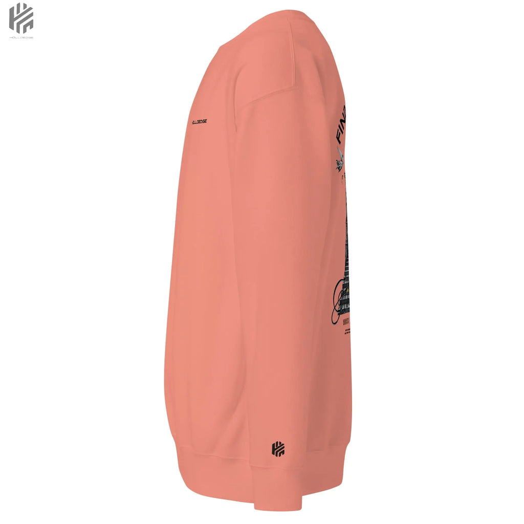 Bright Color Premium Find Your Edge collection Sweatshirts -00BCSBA4 HolloEdge