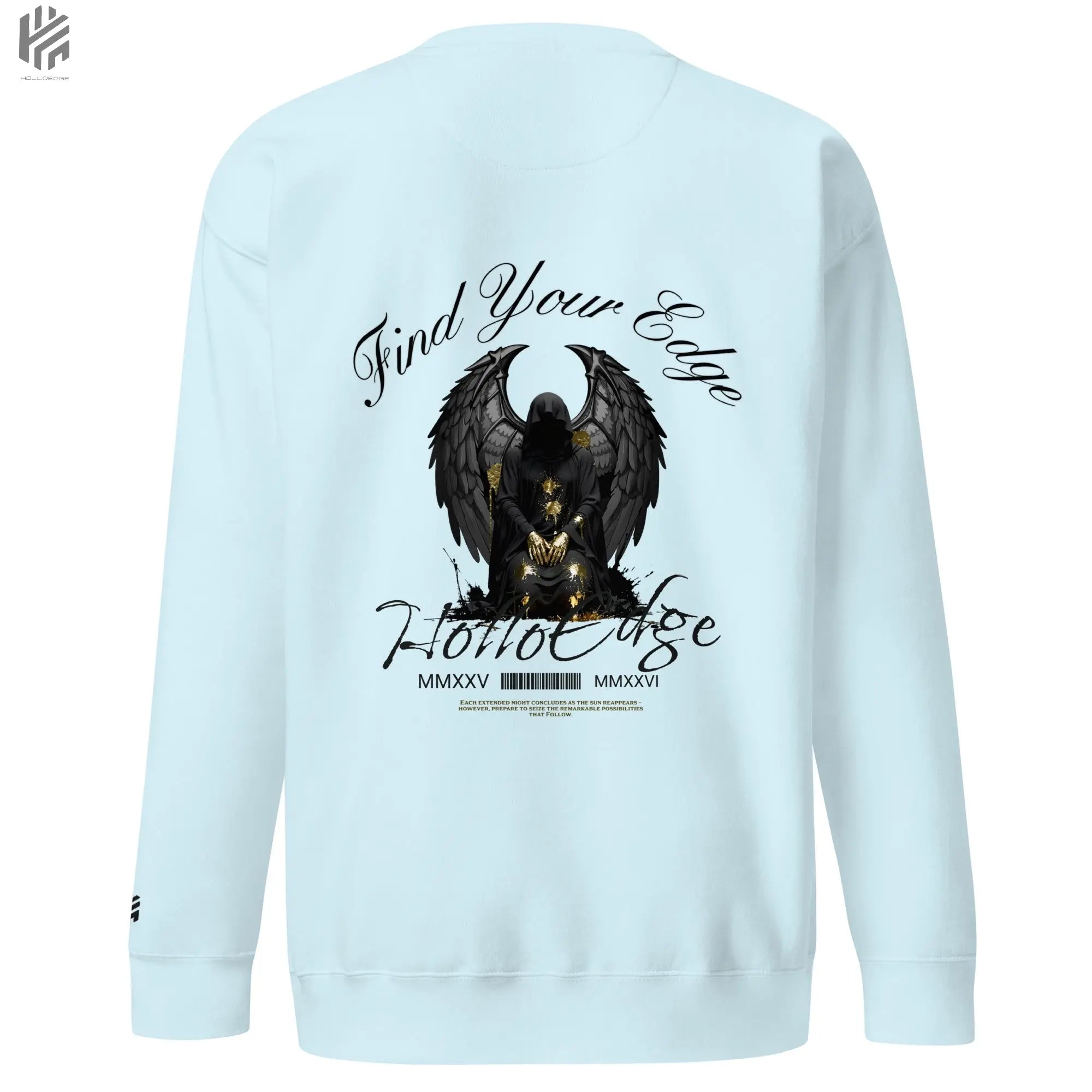 Bright Color Premium Find Your Edge collection Sweatshirts -00BCSBA3 HolloEdge